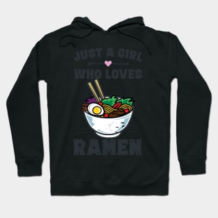 Funny Japanese Ramen Noodles Gift for Girls Anime Lovers Hoodie